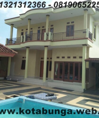 Villa SMK 6 kamar, villa di puncak dengan private pool